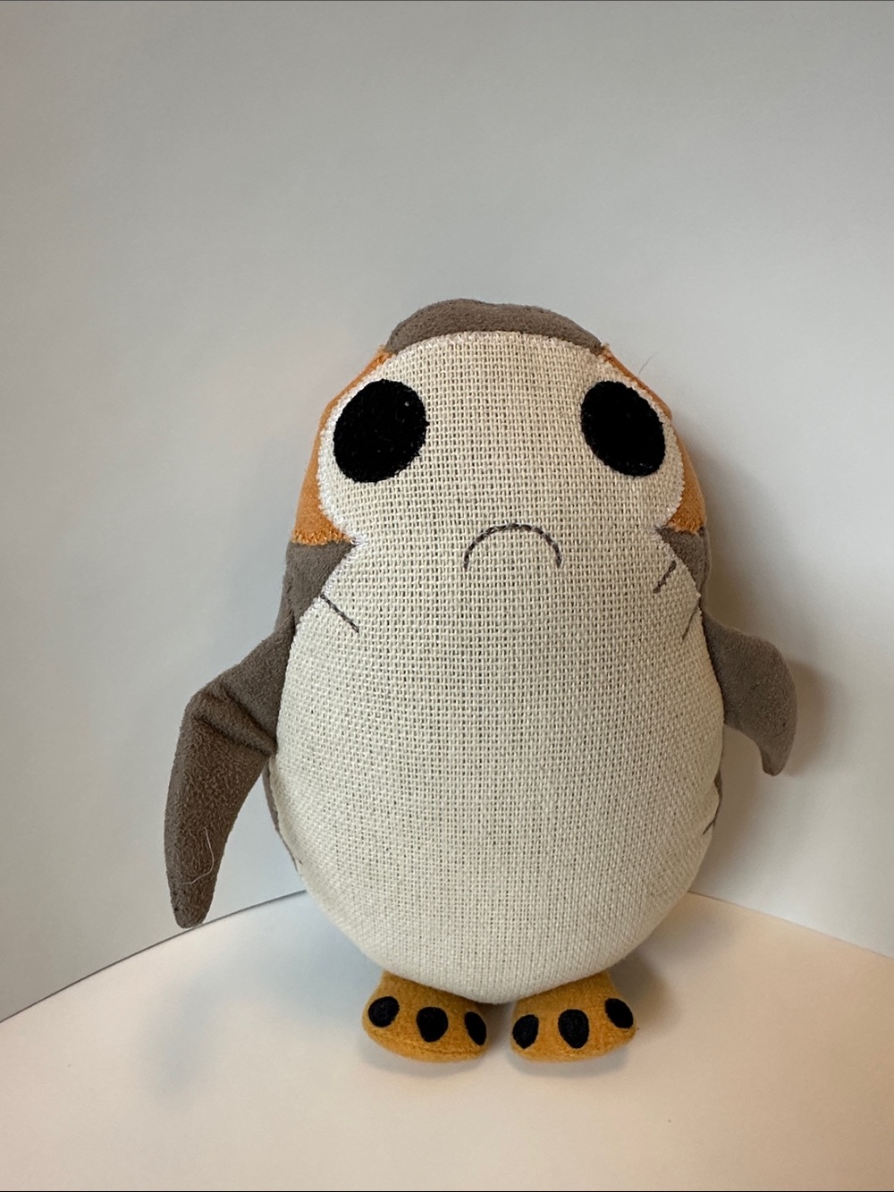 Star Wars Porg Plush - White, Brown, Orange, Black